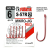 S-57 Red № 6 Одинарный крючок Fanatik S-57 Red № 6 Одинарный крючок Fanatik
